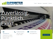 Website Screenshot DIPRINTER Großformatdruck-Werbung-Internet