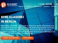 Website Screenshot Plickert Glaserei-Betriebe GmbH