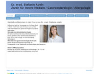 Dr. Stefanie Abeln website screenshot