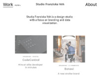 Studio Franziska Veh website screenshot