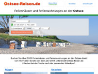 Screenshot for http://www.ostsee-reisen.de