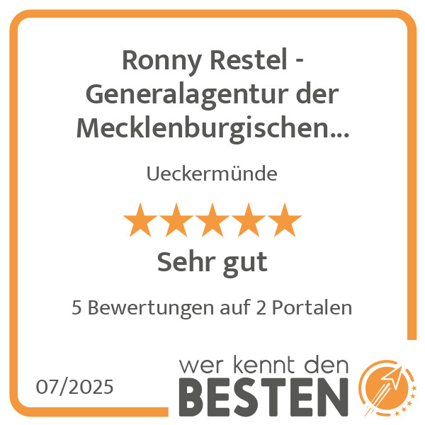 Bilder Ronny Restel - Generalagentur der Mecklenburgischen Versicherungsgruppe