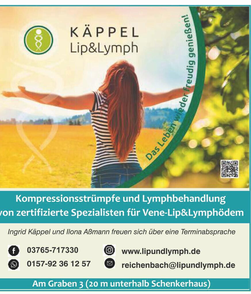 Bilder KÄPPEL Lip&Lymph Venen- und Lymphzentrum Reichenbach