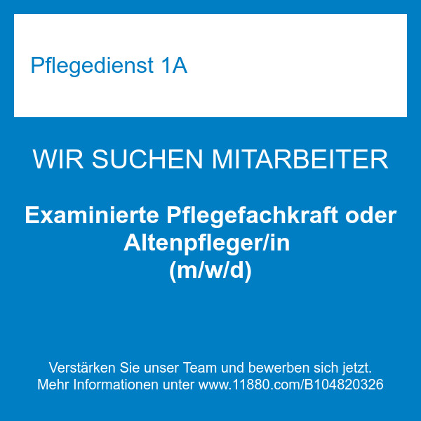 Bilder Pflegedienst 1A