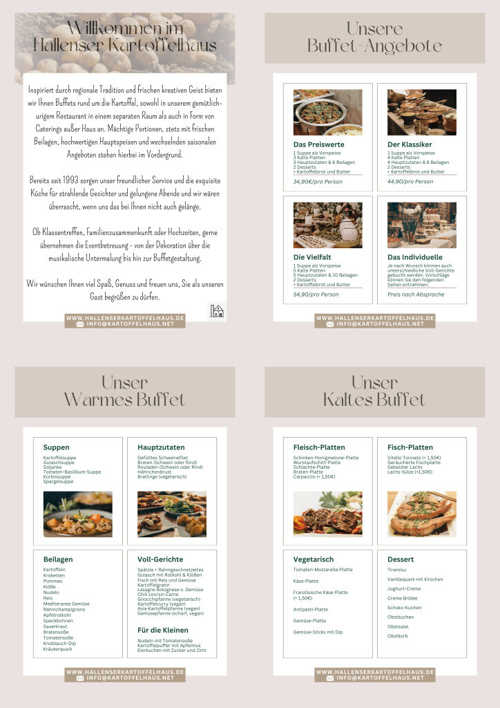 Bilder Hallenser Kartoffelhaus