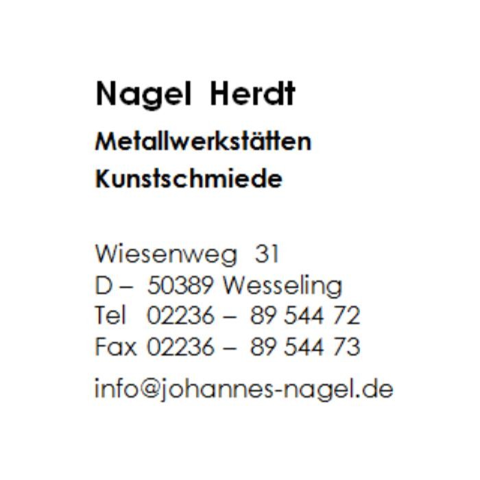 Bilder Nagel Herdt Metallwerkstätten
