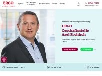 Website Screenshot ERGO Versicherung Axel Fröhlich