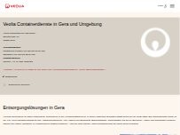 Website Screenshot Veolia | Entsorgung Gera