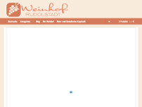Screenshot for http://www.weinhof-rudolstadt.de