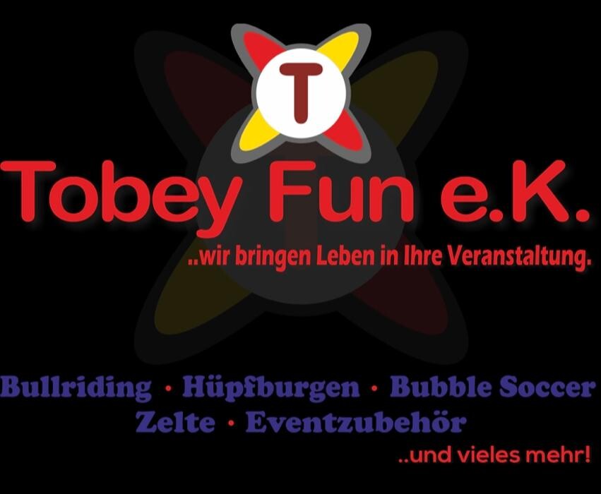 Tobey Fun e.K. (Bullriding, Hüpfburgen , Bubbel-Soccer und vieles mehr!) Logo