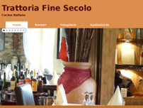 trattoria fine secolo website screenshot