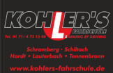 Kohlers Fahrschule Logo