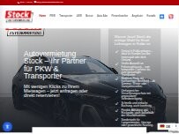 Website Screenshot Autovermietung Josef Stock