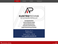 Petzholdt Elektrotechnik website screenshot