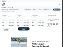 Website Screenshot VW Werkstatt