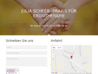 Praxis für Ergotherapie Julia Scheer website screenshot