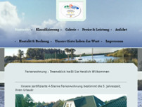 4 Sterne Ferienwohnung Treeneblick website screenshot