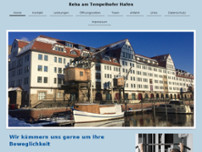 Physiotherapiepraxis Reha am Tempelhofer Hafen website screenshot