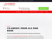 CH-Kredit, mehr als EINE Bank website screenshot