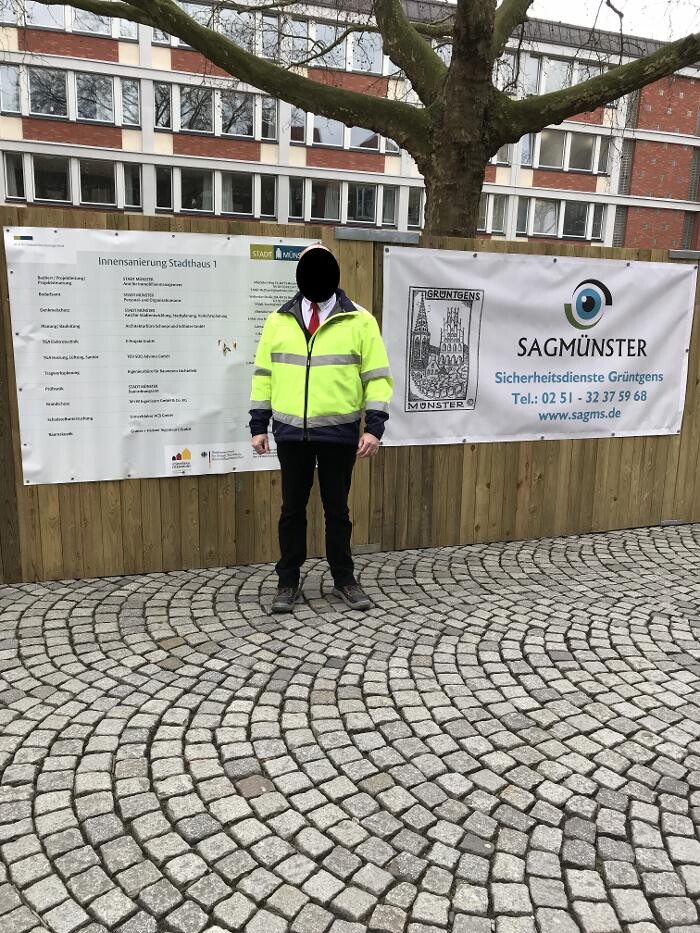 Bilder SicherheitsdienstAnbieter Grüntgens Münster