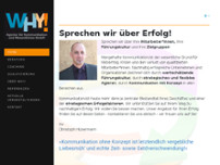 WHY! Agentur für Kommunikation und Wesentliches GmbH website screenshot