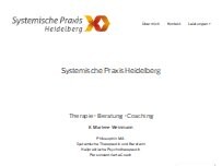 Website Systemische Praxis Heidelberg