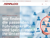 ADVALCO website screenshot
