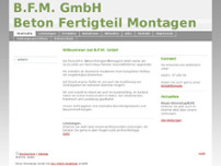 B.F.M. GmbH website screenshot