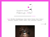 Susanne Hirsch Makeup Artist website screenshot