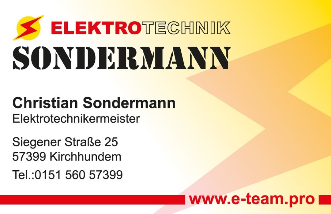 Bilder Elektrotechnik Sondermann