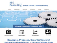 KSE Consulting GmbH website screenshot