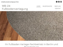 WB-24 Fußbodenverlegung website screenshot