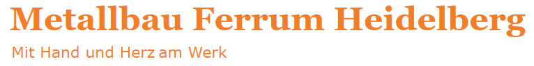 Metallbau Ferrum Heidelberg Logo
