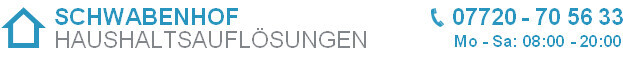 SCHWABENHOF Haushaltsauflösungen Friedrichshafen Logo