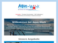 Aqua-Work website screenshot