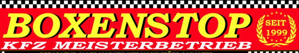 Boxenstop KFZ Meisterbetrieb Logo
