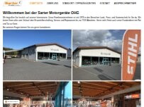 Website Screenshot Sarter Motorgeräte OHG