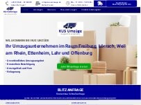 Website Screenshot K U S Umzüge & Möbelmontagen