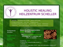 Heilzentrum Scheller website screenshot