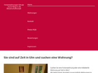 Firmenwohnungen Ulm website screenshot