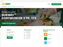 Website Screenshot Subway