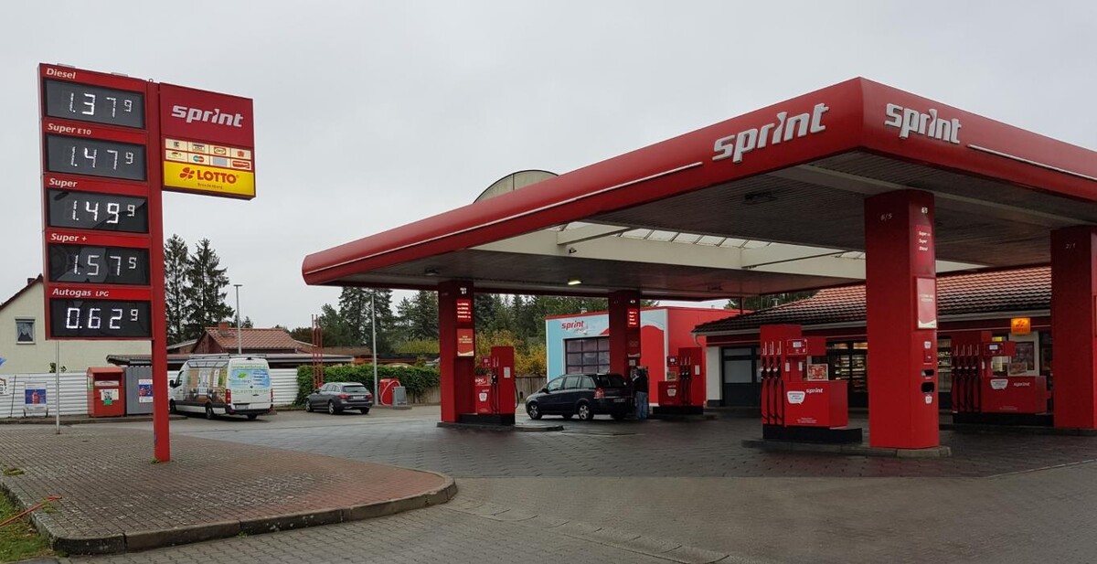 Bilder sprint Tankstelle