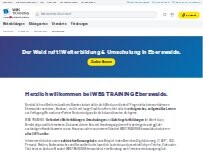 Website Screenshot WBS TRAINING Eberswalde