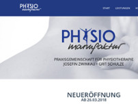 Physiomanufaktur Erfurt website screenshot