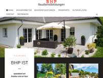 BHP-Baudienstleistungen website screenshot