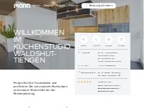 Website Screenshot PLANA Küchenstudio Waldshut-Tiengen