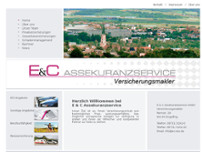 E & C Assekuranzservice GmbH website screenshot