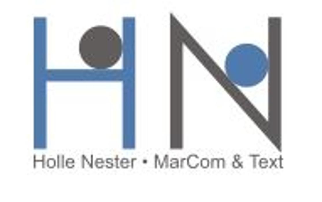 Holle Nester MarCom & Text Logo
