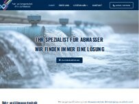 Website Screenshot Rohr- und Abwassertechnik Manuel Wentzel | Gottmadingen