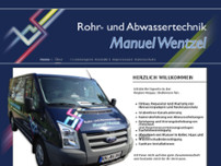 Rohr- und Abwassertechnik Manuel Wentzel website screenshot